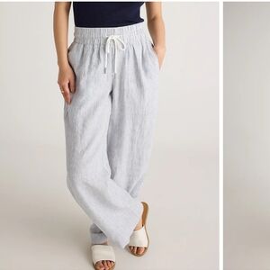 Quince 100% European Linen Wide Leg Pants
